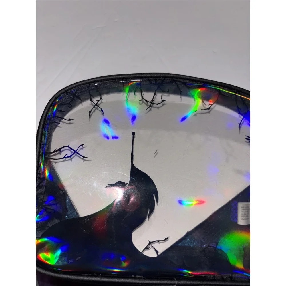 New Bath & Body Works Disney Maleficent Iridescent Cosmetic Makeup Bag Dragon